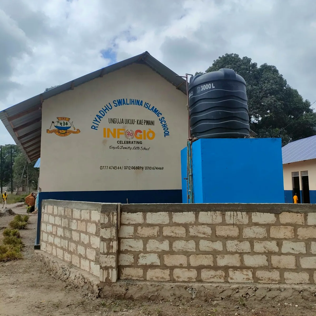 Edificio del presidio educativo a Zanzibar